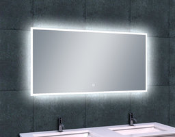 Arcon Badkamerspiegel LED 120 x 60 cm Dimbaar - 384EUR