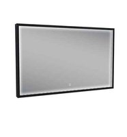 Arcon Spiegel met LED en Verwarming 100 x 60 cm in Mat Zwart - 349EUR