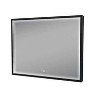 Arcon Spiegel met LED en Verwarming 80 x 60 cm in Mat Zwart - 310EUR