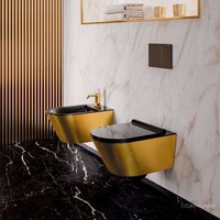Catalano Zero 55 Gold en Black Rimfree Toilet - 1493EUR