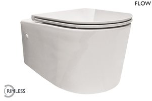 F-Design Toilet Flow Rimfree Wandcloset diepspoel - 389EUR