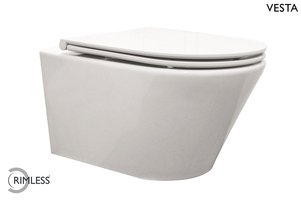 F-Design Toilet Vesta Rimfree Wandcloset diepspoel - 389EUR
